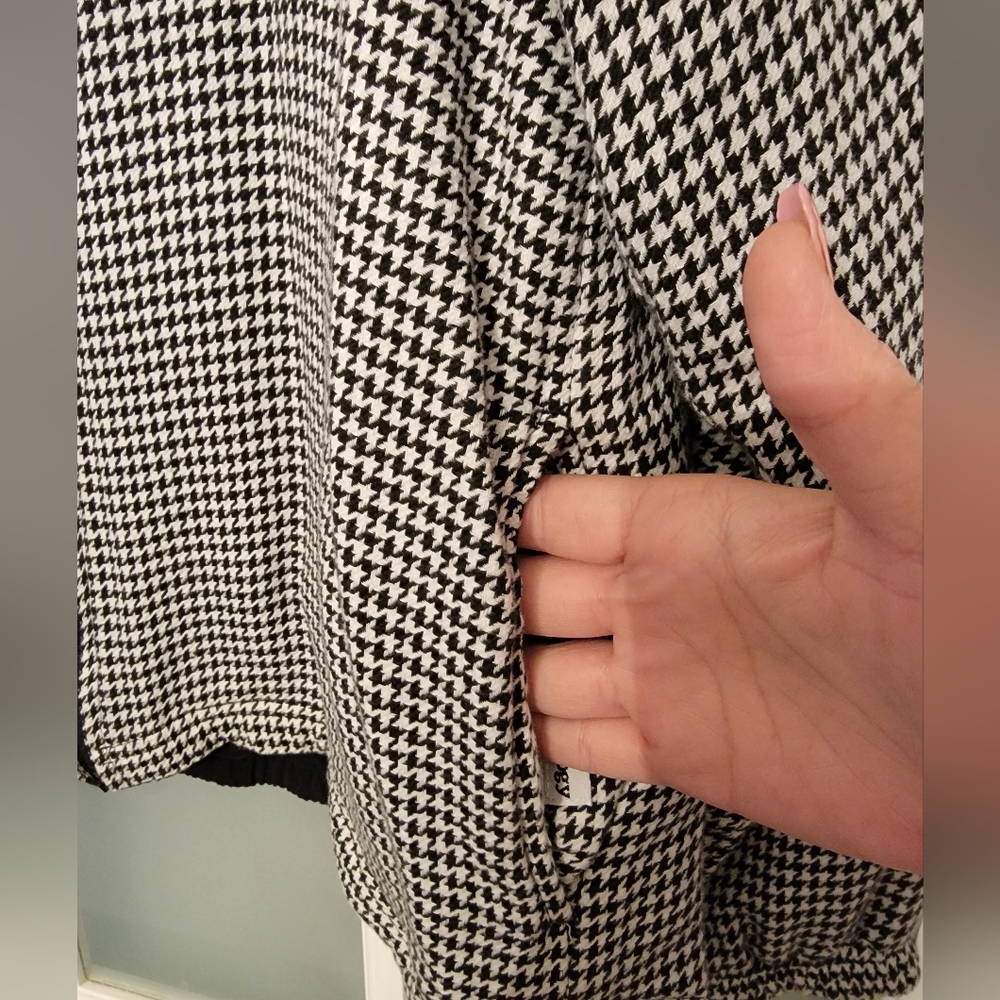 🔴Activology Vintage Reversible lightweight bomber jacket Houndstooth Must Have! - Picture 2 of 7